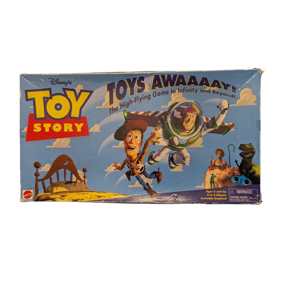 Toy Story Toys Awaaaay! Mattel Board Game Vintage 1995 Game Complete